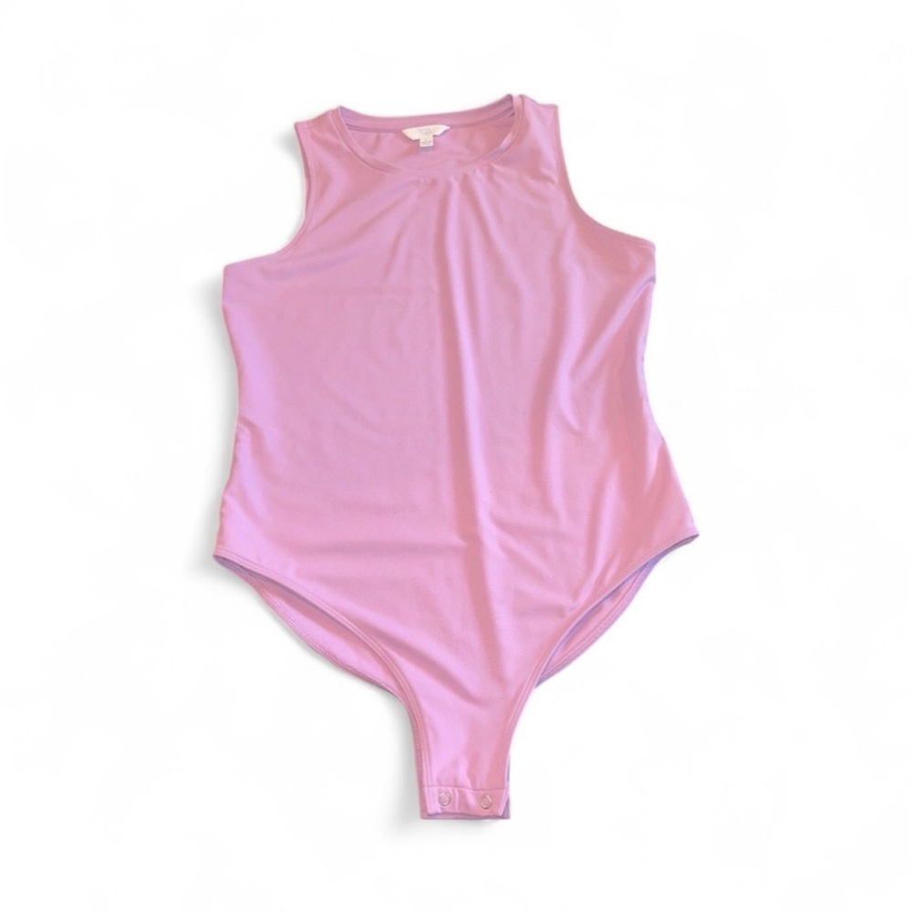 Time and Tru Lavender bodysuit size large